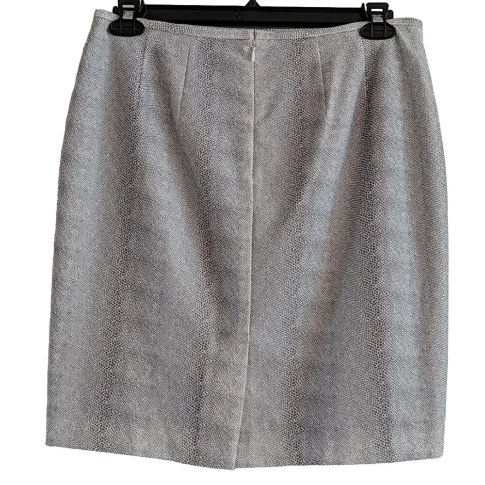NWOT Calvin Klein Light Gray Pencil Skirt, 10
